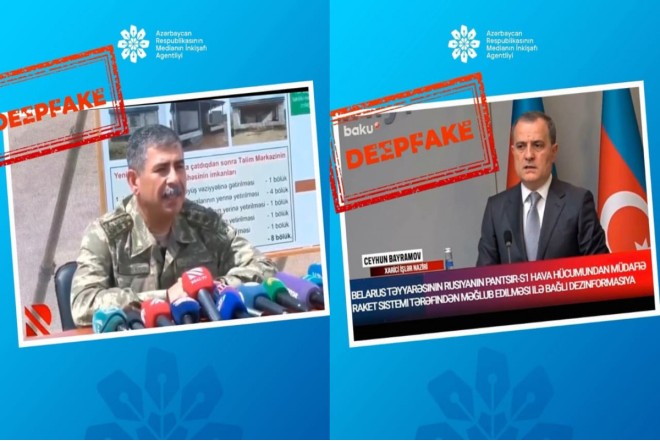 Azərbaycan müdafiə və xarici işlər nazirləri adından guya Belarus təyyarəsinin Rusiya hava məkanında vurulmasına dair açıqlama saxtadır 