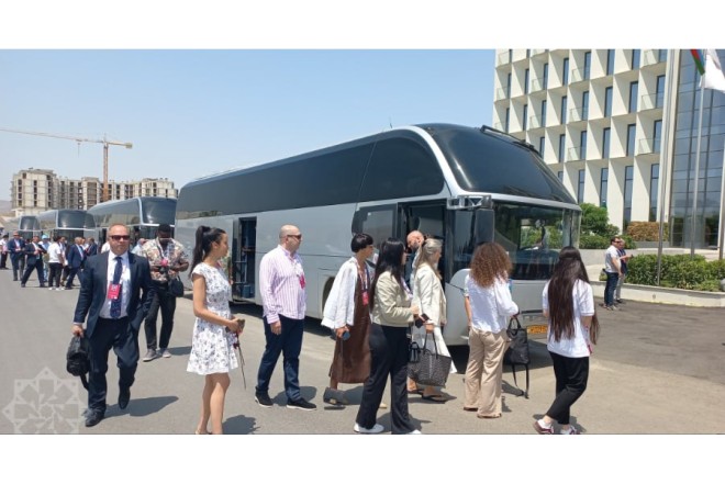 III Şuşa Qlobal Media Forumunun iştirakçıları Ağdama getdilər - FOTO
