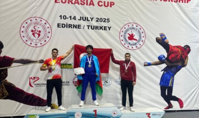 İdmançımız Türkiyədə qızıl medal qazandı 