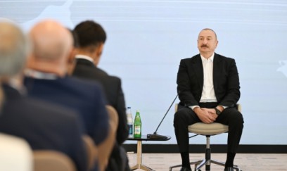 İlham Əliyevin Xankəndidə yerli və xarici jurnalistlərlə görüşü - TAM MƏTN - VIDEO