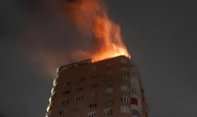 Sumqayıtda çoxmərtəbəli binadakı yanğın söndürülüb, 7-si uşaq olmaqla 22 nəfər təxliyə olunub - YENİLƏNİB-VIDEO