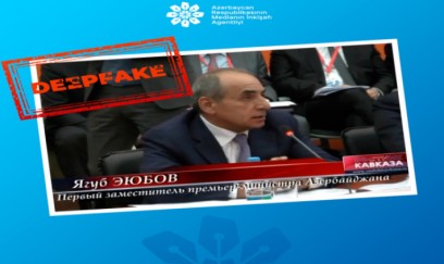 Yaqub Eyyubovun adından yayılan açıqlama “deep fake” texnologiyası ilə hazırlanıb 