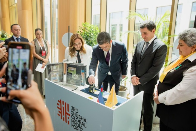 III Şuşa Qlobal Media Forumunda “Azərpoçt”a məxsus poçt markaları dövriyyəyə buraxılıb