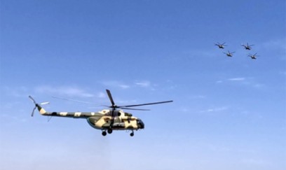 Hərbi pilotlar təlim-məşq uçuşlarını icra ediblər
