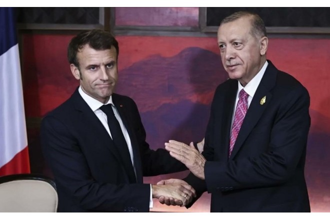 Makronla Ərdoğan Qəzzadakı vəziyyəti müzakirə ediblər 