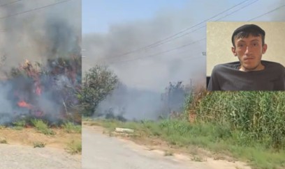 Lökbatanda da yanğın törədən şəxs tutuldu - FOTO