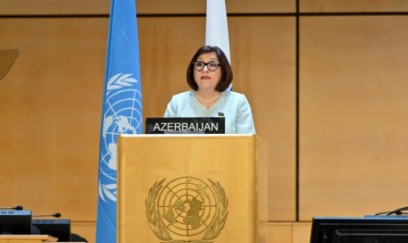 Sahibə Qafarova 6-cı Dünya Konfransında ümumi müzakirələrə sədrlik edib