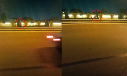 Buzovnada bıçaqlı şəxs QORXULU ANLAR yaşatdı - VİDEO