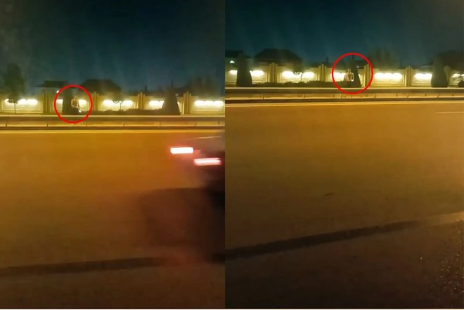 Buzovnada bıçaqlı şəxs QORXULU ANLAR yaşatdı - VİDEO