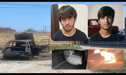 Sabunçu rayonunda nəqliyyat vasitəsini qəsdən yandıran şəxslər saxlanılıblar 