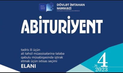 “Abituriyent” jurnalı bu tarixdə dərc olunacaq - RƏSMİ