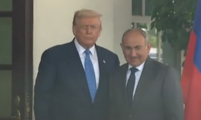 Paşinyan Ağ Evə gəlib, Trampla görüşü başlayıb 
