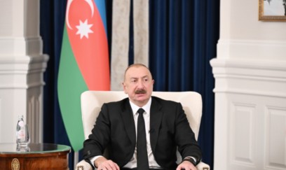 İlham Əliyev tarixi görüşdən sonra müsahibə verdi - TAM MƏTN