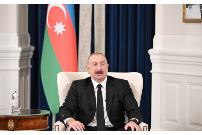 İlham Əliyev tarixi görüşdən sonra müsahibə verdi - TAM MƏTN