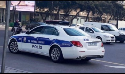 Polisin tələbinə riayət etməyən sürücü həbs edildi - VİDEO