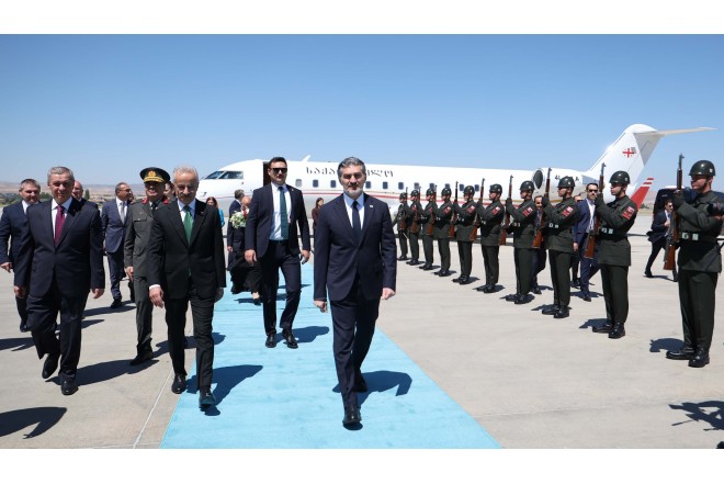 Gürcüstan Prezidenti Türkiyədə
