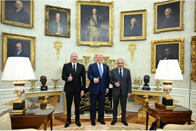 Trampdan Açıqlama: İlham Əliyevlə Paşinyan mənim yaxşı dostlarımdır