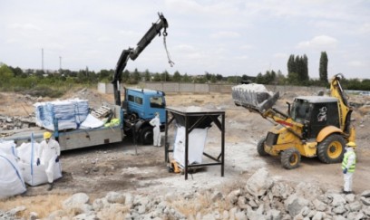50 ton pestisidlər zərərsizləşdirilmək üçün xüsusi poliqona daşınıb