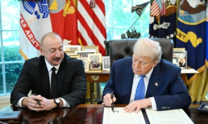 Trampın Azərbaycanla bağlı imzaladığı sənəd yayımlandı - NƏLƏR VAR... - FOTO