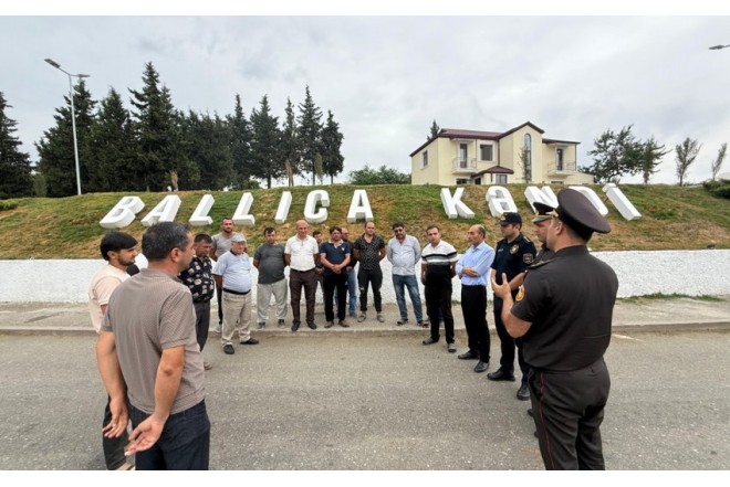 FHN azad olunmuş ərazilərdə yanğın təhlükəsizliyi ilə bağlı vətəndaşlara müraciət edib 