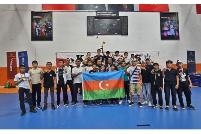 Naxçıvanlı güləşçilər Türkiyədə keçirilən “Ani Cup” turnirində 17 qızıl medal qazanıblar 
