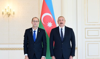 İsrailin yeni səfiri İlham Əliyevin QƏBULUNDA – FOTOLAR