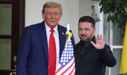 Ağ Evdə Donald Tramp və Volodimir Zelenski arasında görüş başlayıb 
