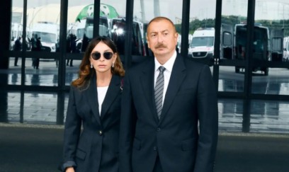 Prezident və birinci xanım Gəncəyə GETDİLƏR