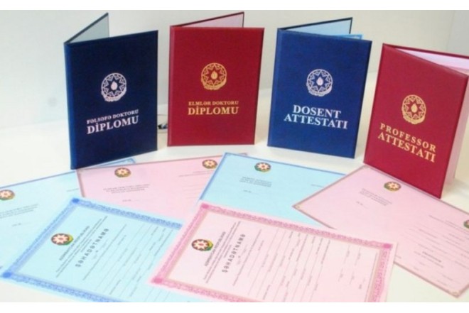 31 nəfərə elmi dərəcə və dosent adının verilməsinə imtina edilib 