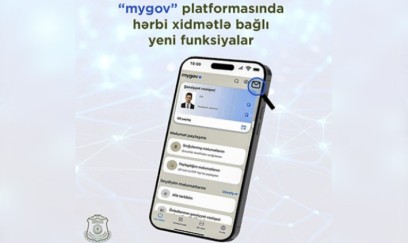 “Mygov”da hərbi xidmətlə bağlı yeni funksiya 