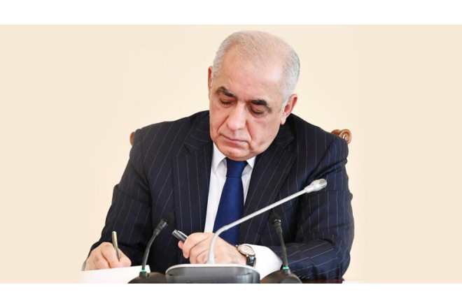 Əli Əsədov Sərəncam imzaladı 