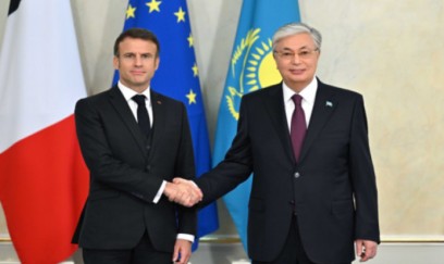 Makron və Tokayev Cənubi Qafqazı müzakirə edib 