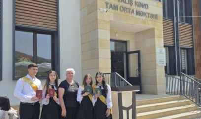 Ağdərədə bu məktəbin bütün məzunları tələbə adını qazanıb 