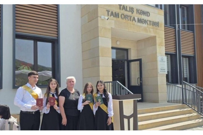 Ağdərədə bu məktəbin bütün məzunları tələbə adını qazanıb 