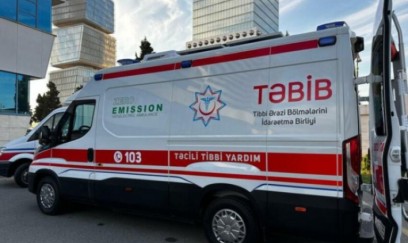 TƏBİB: Yanğın zamanı tüstüdən zəhərlənən 4 nəfərdən 2-nin durumu orta ağırdır
