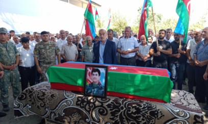 Şəhidimiz Kürdəmirdə dəfn edildi 
