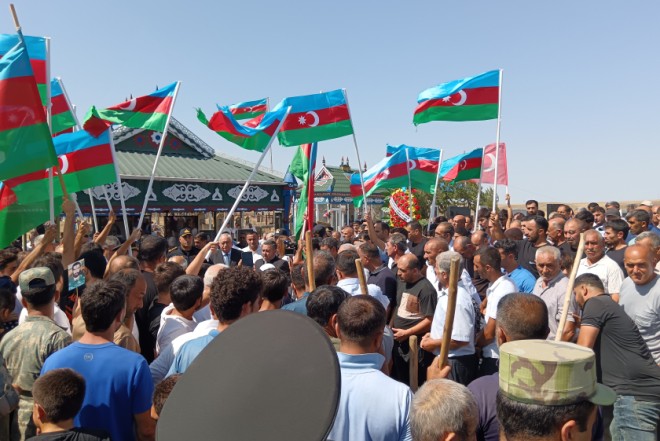 Daha bir şəhidimiz dəfn edildi