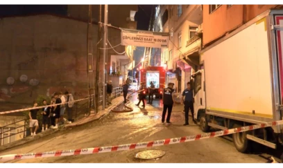 Türkiyədə yaşayış binasında yanğın və partlayış baş verib