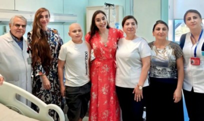 Leyla Əliyeva və Arzu Əliyeva Milli Onkologiya Mərkəzində olublar 