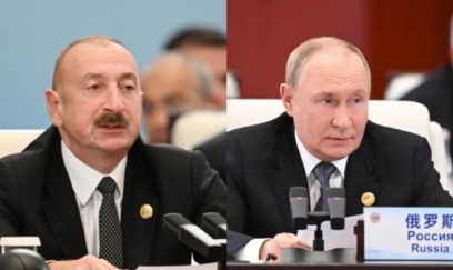 İlham Əliyev və Putin görün necə SALAMLAŞDI - VİDEO