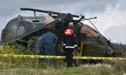 Türkiyədə helikopter qəzası - pilot öldü