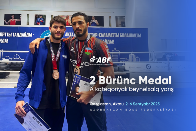 Boksçularımız beynəlxalq turnirdə 2 medal qazandılar