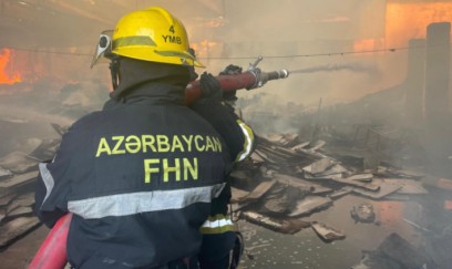 Şadlıq sarayında yanğın oldu