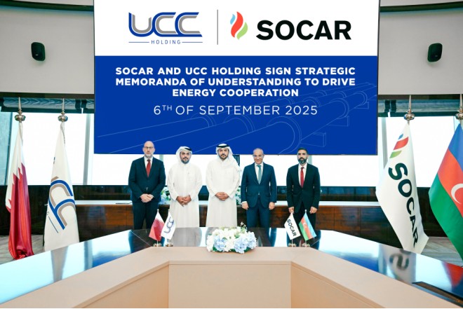 SOCAR ilə “UCC Holding” arasında Anlaşma memorandumları İMZALANDI - FOTOLAR