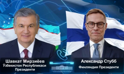 Mirziyoyev və Stubb Özbəkistana gözlənilən səfəri müzakirə edib 