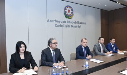 Ceyhun Bayramov ABŞ Dövlət Departamentinin rəsmisilə görüşdü 