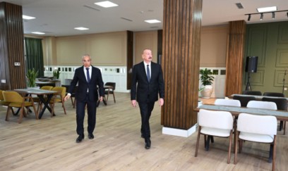 Prezident Bakıda açılışda - FOTOLAR