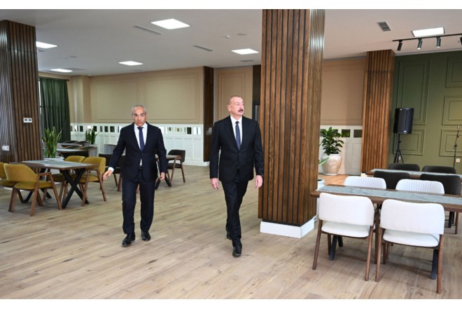 Prezident Bakıda açılışda - FOTOLAR