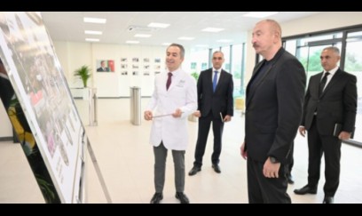 Prezident Xankəndində açılışlar etdi - FOTOLAR