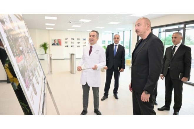 Prezident Xankəndində açılışlar etdi - FOTOLAR